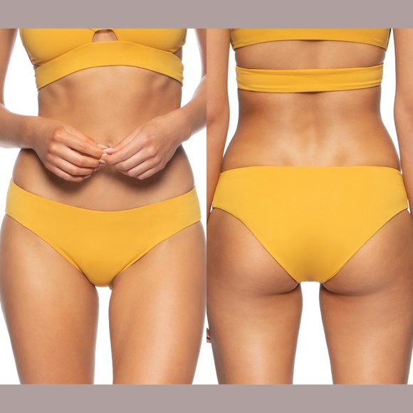 NWT TAVIK Ali Swim Bikini Bottoms in Sunflower [SZ Small‎ ] yellow - Picture 1 of 8